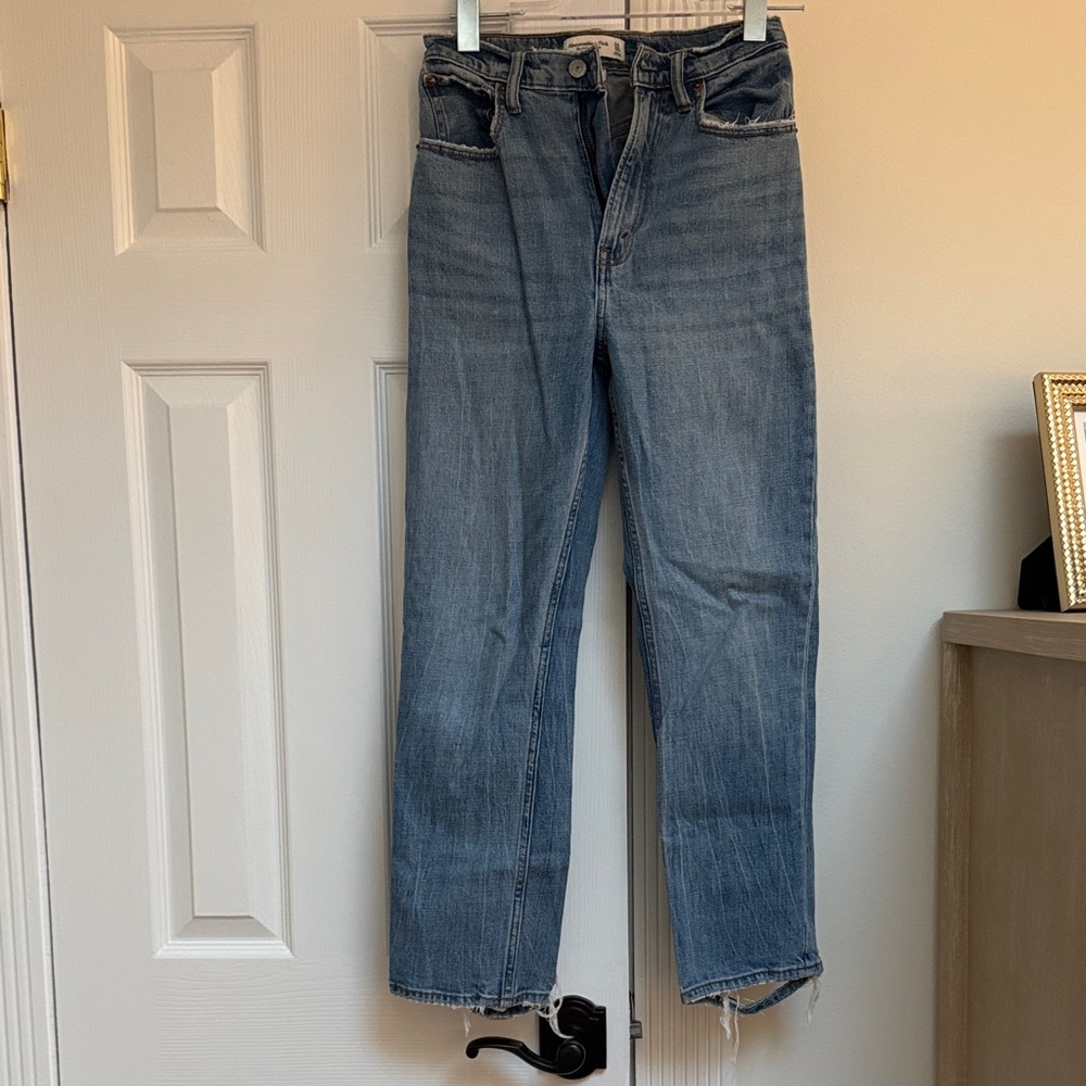 Abercrombie & Fitch High Rise Blue Jeans
